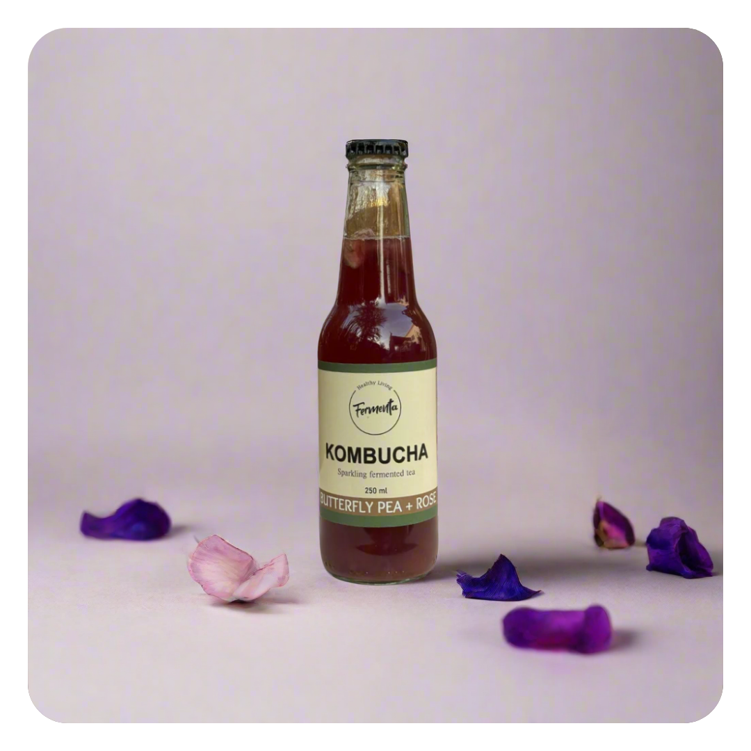KOMBUCHA BUTERFLY PEA + ROSE