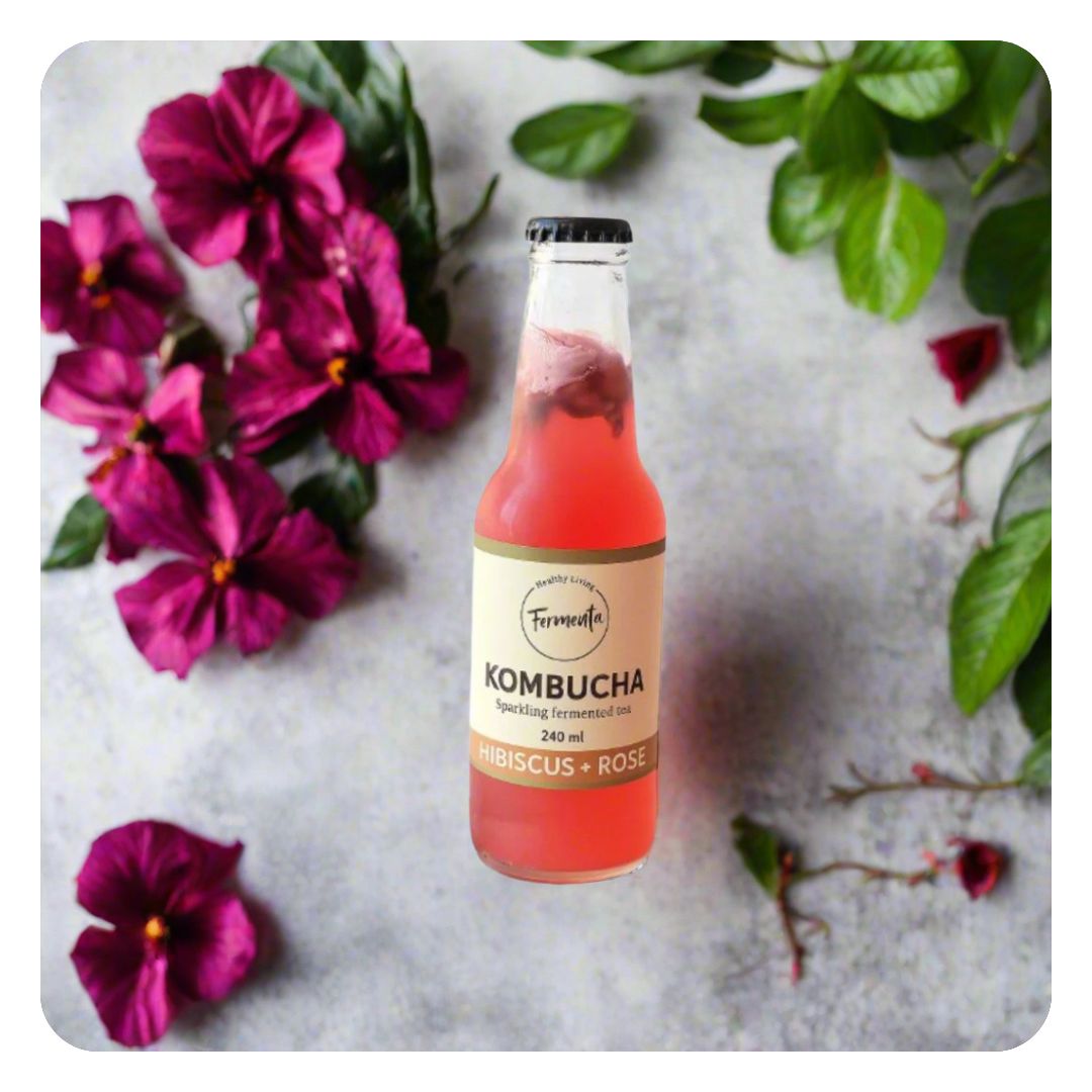 Kombucha Hibiscus & Rose